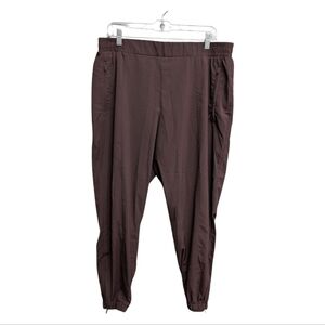 Lightweight Stretchtech Quick Dry Joggers With Zip Ankles And Zipper Pockets XL